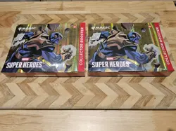 Magic The Gathering Mtg Marvel Super Heroes Collector Booster Sealed X2 - Image 2