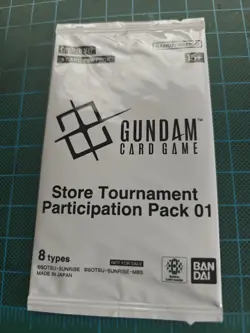 Gundam Card Game Store Tournament Participation Pack 01 TCG Foil Promo - Image 1