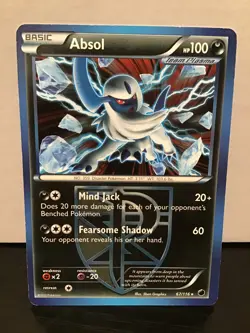 Absol 67/116 Pokemon Plasma Freeze Rare - Image 1