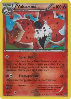 Pokemon - Volcarona - 17/98 - Holo Rare - Reverse Holo - XY - Ancient Origins - - Image 1