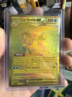 Pokemon TCG Chaos Rising Mega Greninja Ex GOLD 122/086 English - Image 1