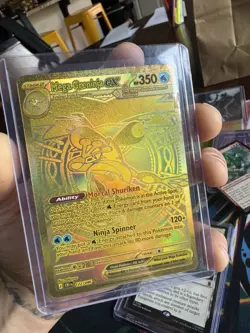 Pokemon TCG Chaos Rising Mega Greninja Ex GOLD 122/086 English - Image 2