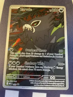 Zarude Pokemon Pitch Black ETB 88 Black Star Promo - Image 1