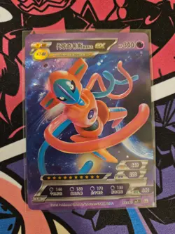 Deoxys EX 175/180 Holo Pokemon Chinese ID Card Holo (2024) US Seller - Image 1