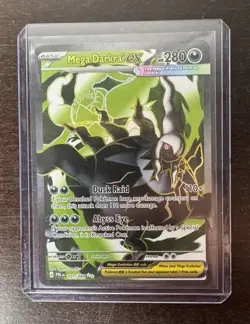 Mega Darkrai ex 101/084 Ultra Rare Mega Evolution: Pitch Black Pokemon NM - Image 3