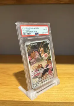 2025 Pokemon TCG MEGA Evolution Illustration Rare #151 SPEAROW PSA 10 🪶 - Image 5