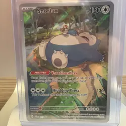 Pokemon Snorlax 051 SV: Scarlet & Violet 151 Promo Holo EN 2023 NM - Image 1