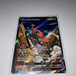 Galarian Zapdos V (Alt Art) SWSH06: Chilling Reign 174/198 NM Pokemon IR 2021 - Image 1