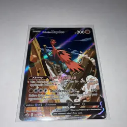 Galarian Zapdos V (Alt Art) SWSH06: Chilling Reign 174/198 NM Pokemon IR 2021 - Image 2