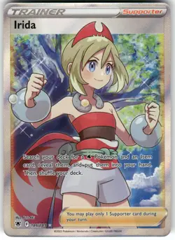 Irida 186/189 Ultra Rare Astral Radiance Pokemon Holo Near Mint - Image 1