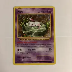 Pokemon TCG Mew Holo Rare XY - Evolutions 53/108 - Image 1