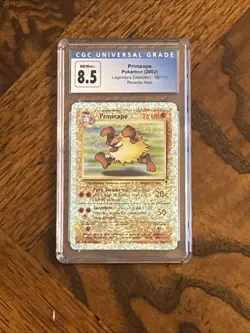 Pokemon TCG Primeape 59/110 Legendary Collection 2002 Reverse Holo CGC 8.5 - Image 1