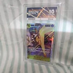Borsalino EB04-058 SR Japanese One Piece Card ACE 10 Gem Mint Egghead Crisis - Image 1