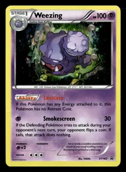 Weezing XY163 Promo Holo XY Promo Pokemon Card - Image 2