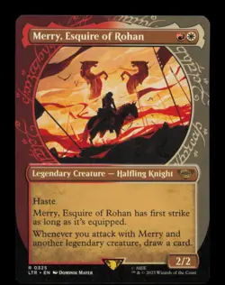 Merry, Esquire of Rohan (Showcase) 325The Lord of the Rings MTG LP - Image 1