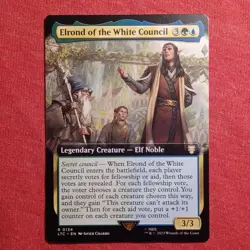 MTG Tales Of Middle Earth: Elrond White Council 0134 Lord Of The Rings - NM - Image 1