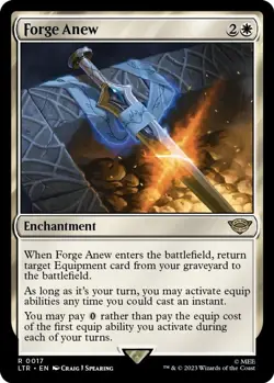 Magic MTG Forge Anew NM Universes Beyond: The Lord of the Rings: Tales of Mid... - Image 1