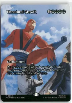 UNNATURAL GROWTH (BORDERLESS) 84 MARVEL UNIVERSE ETERNAL-LEGAL NM/M - Image 1