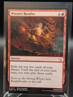 Wrenn's Resolve #0173 - March of the Machine - Regular (NM) - Never Played - Image 2