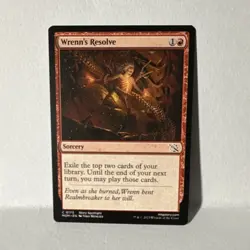 Wrenn's Resolve March of the Machine Common Red Sorcery #173 Regular Spotlight - Image 1