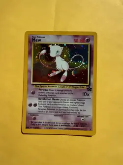 🔥 Mew #9 Black Star Promo Holo Pokemon Card WOTC Vintage🔥 - Image 1
