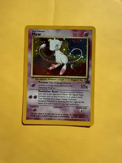 🔥 Mew #9 Black Star Promo Holo Pokemon Card WOTC Vintage🔥 - Image 2