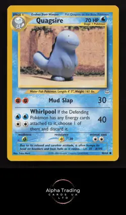 Quagsire 48/64 Common Neo Revelation Pokemon Unlimited Lightly Played A - Image 1