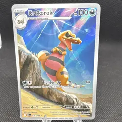 Krokorok 136/086 Sv: Black Bolt Illustration Rare Holo ENG 100 HP Stage 1 - Image 1