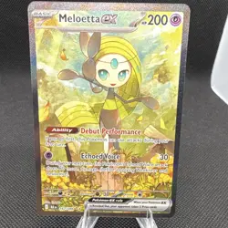 The Pokemon Company Meloetta ex 167/086 SV: Black Bolt SIR Holo ENG 200 HP - Image 1