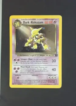 Dark Alakazam Pokemon Team Rocket TR #1 Holo - Image 1