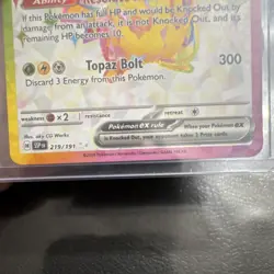 Pikachu ex 219/191 Sv08 Surging Sparks Special Illustration Rare Holo FA EN - Image 3