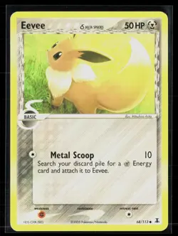 Eevee 68/113 Common Delta Species Vintage Ereader Pokemon MP - Image 1