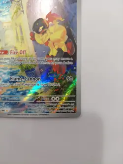 Full Art Armarouge 203/198 Illustration Rare Pokemon Holo Near Mint - Image 4