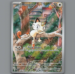 Pokemon TCG - Meowth 106/094 - Phantasmal Flames Illustration Rare - NM - Image 1