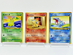 Totodile Chikorita Cyndaquil Champion Road 2000 Promo Japanese Pokemon Card - Image 3