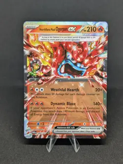 Pokemon TCG - Twilight Masquerade - Hearthflame Mask Ogerpon ex - 40/167 - Image 1