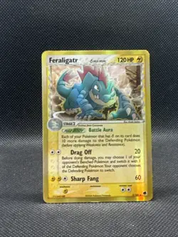 Feraligatr (Delta Species) 2/101 Dragon Frontiers Reverse Holo LP Pokemon TCG - Image 1