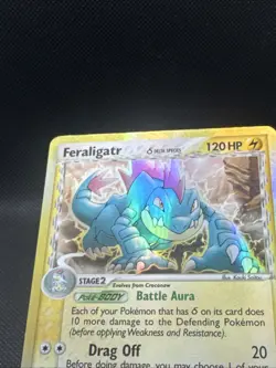 Feraligatr (Delta Species) 2/101 Dragon Frontiers Reverse Holo LP Pokemon TCG - Image 4