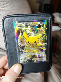 Pikachu EX XY124 Black Star Promo 2016 Holo Pokemon Card TCG - Image 1