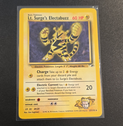 Wizards of the Coast Pokemon TCG Gym Heroes Lt. Surge's Electabuzz 27/132 Rare - Image 1