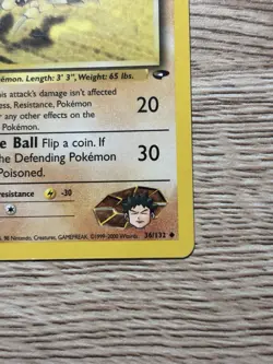 Brock's Sandslash 1st Edition Gym Heroes 36/132 Rare - Lightly Played - Image 4