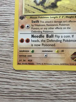 Brock's Sandslash 1st Edition Gym Heroes 36/132 Rare - Lightly Played - Image 5