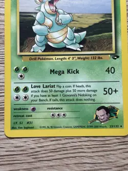 Pokemon TCG Giovanni's Nidoqueen 23/132 Gym Challenge Rare Regular Unlimited - Image 3
