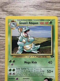 Pokemon TCG Giovanni's Nidoqueen 23/132 Gym Challenge Rare Regular Unlimited - Image 4