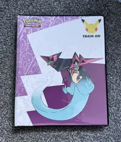 Pokemon TCG Celebrations 25th Anniversary Dragapult 4 Pocket Binder, New. - Image 1