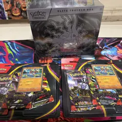 Pitch Black Pokemon 1x ETB + 2X Three Booster Blister BRAND NEW - Image 1