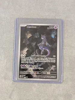 Pokemon Mewtwo 52/215 Promo Scarlet & Violet Black Star Promos Near Mint - Image 1