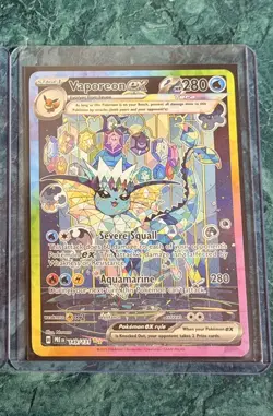 Pokemon Vaporeon EX 149 SIR Prismatic Evolutions Special Illustration Rare NM+ ! - Image 4