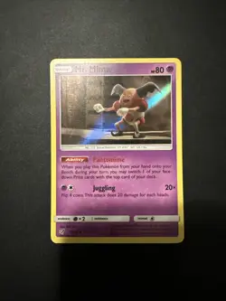 Mr Mime 11/18 Holo Rare Detective Pikachu Set Pokemon Card NM - Image 1