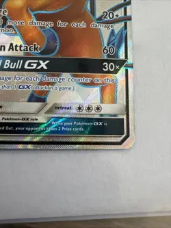 Pokemon Tauros-GX Sun & Moon 144 NM Card TCG - Image 3